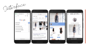 Google Shop the Look : interface
