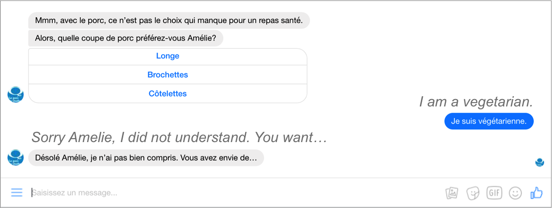 Quebec's Pork chatbot